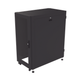 Gabinete Profesional para Telecomunicaciones de 24UR, 600 mm de Ancho x 1000 mm de Profundidad, Se envía el Gabinete Armado.